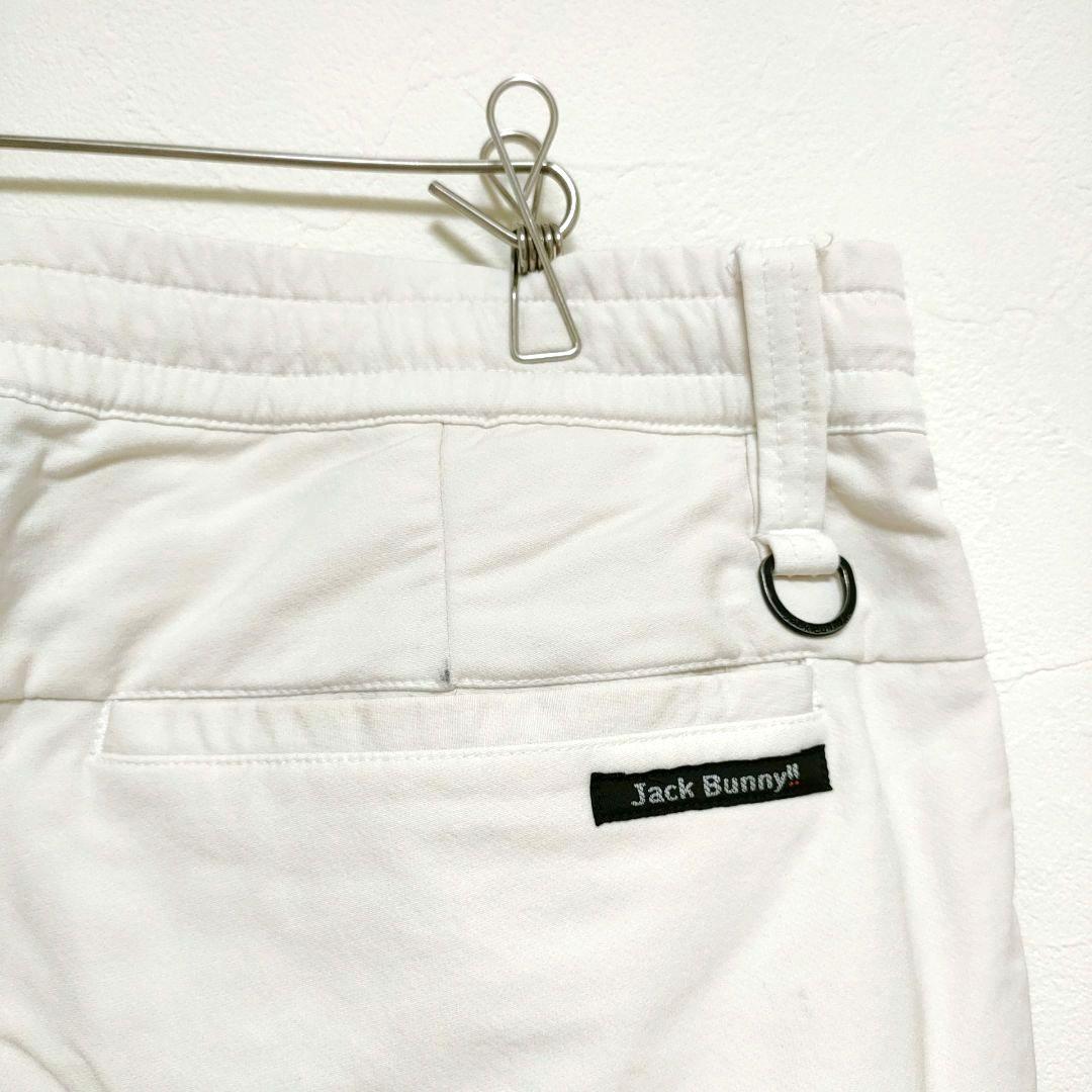 ぴー様【ジャックバニー】パーリーゲイツ　ロゴテープストレッチパンツ　ホワイト　5