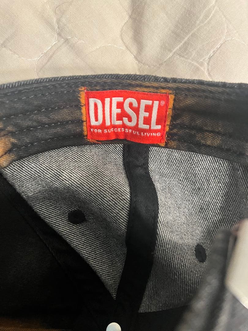 DIESEL デニムブラックキャップ