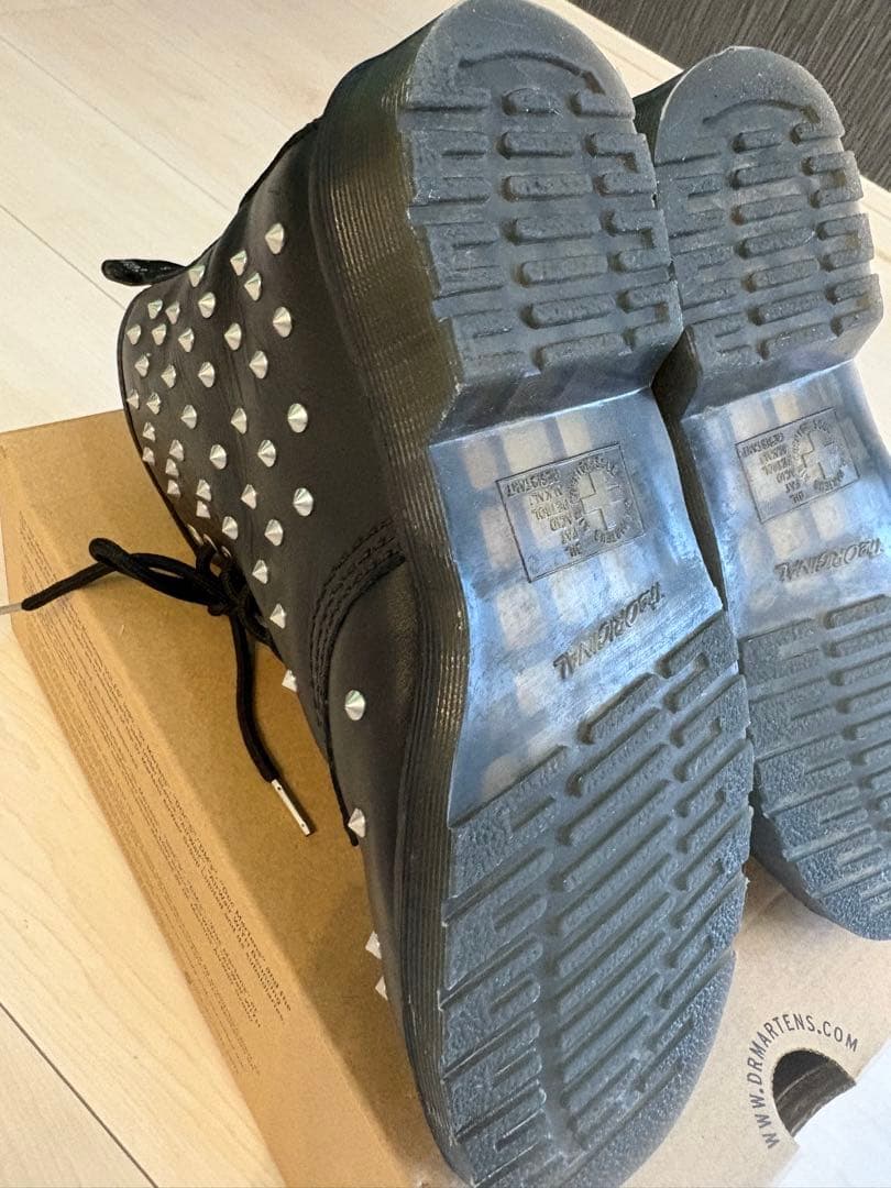 ⭐︎超美品⭐︎ドクターマーチンDr.Martensスタッズ ブラックミリタリーブーツ