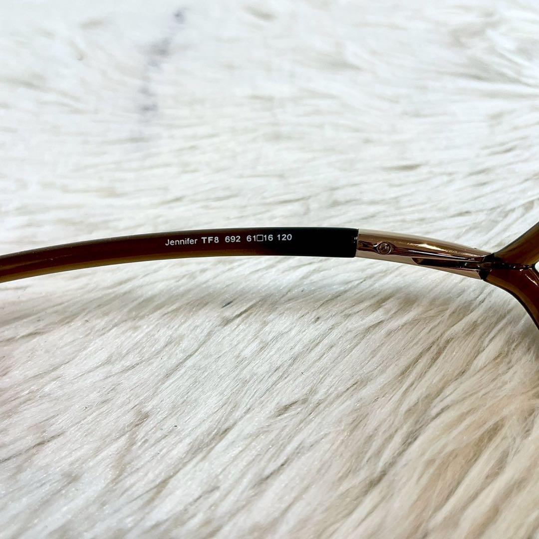 極美品　TOM FORD　Jennifer TF8　サングラス　ブラウンレンズ