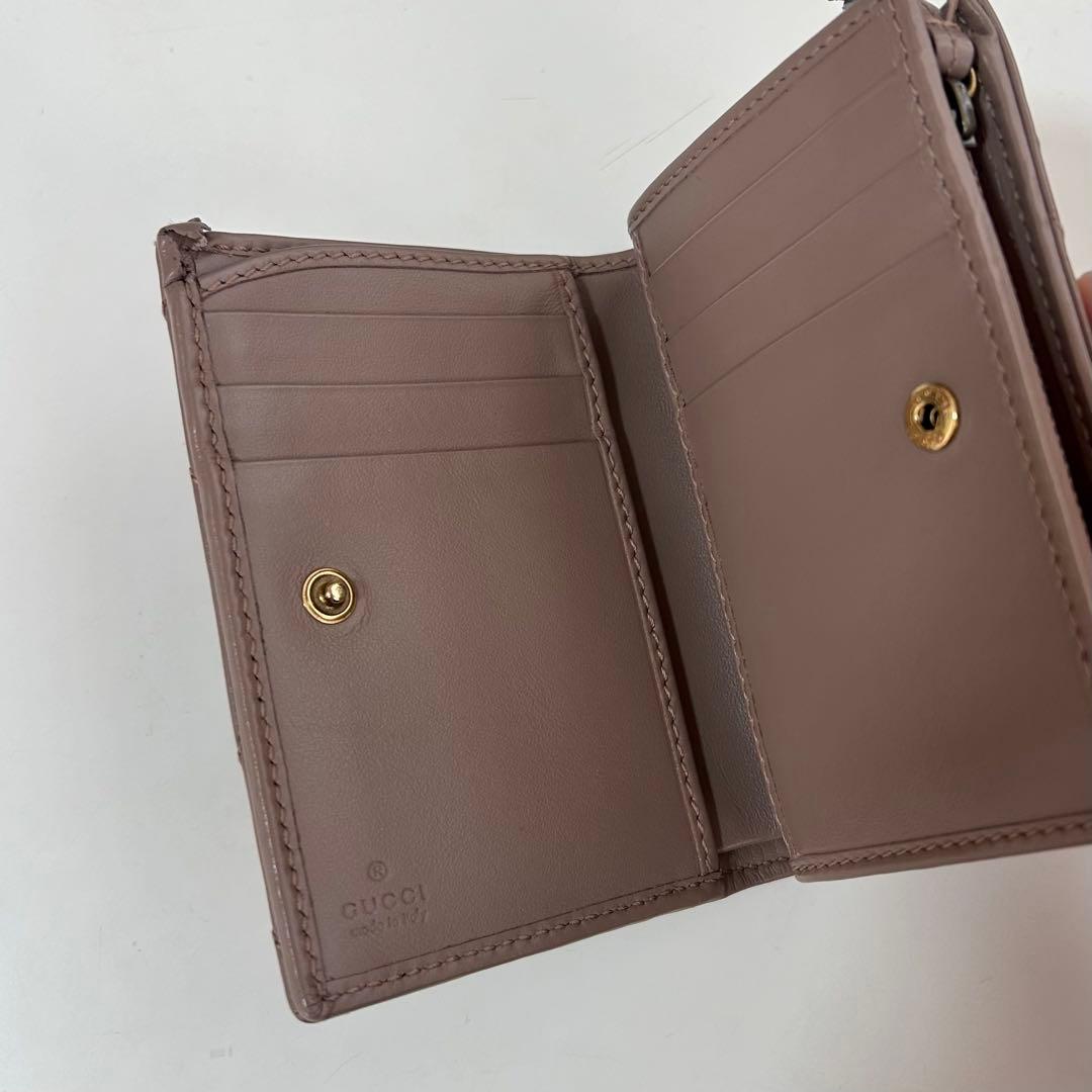 Gucci 二つ折り財布 ベージュ
