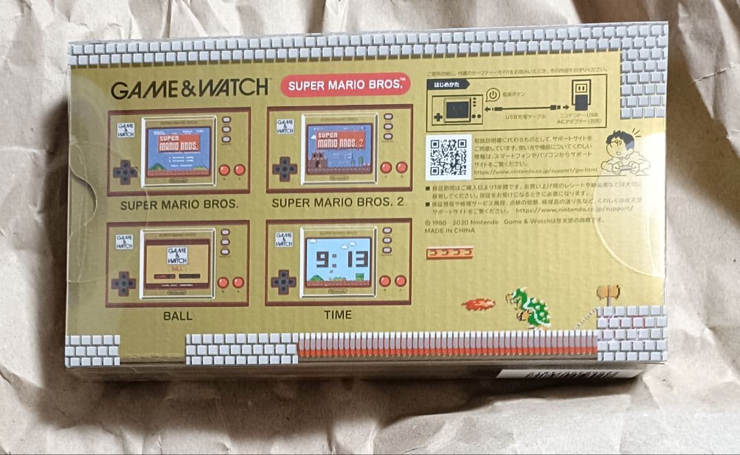 ゲーム＆ウオッチ スーパーマリオブラザーズ　限定　ピンバッジ　新品　未開封