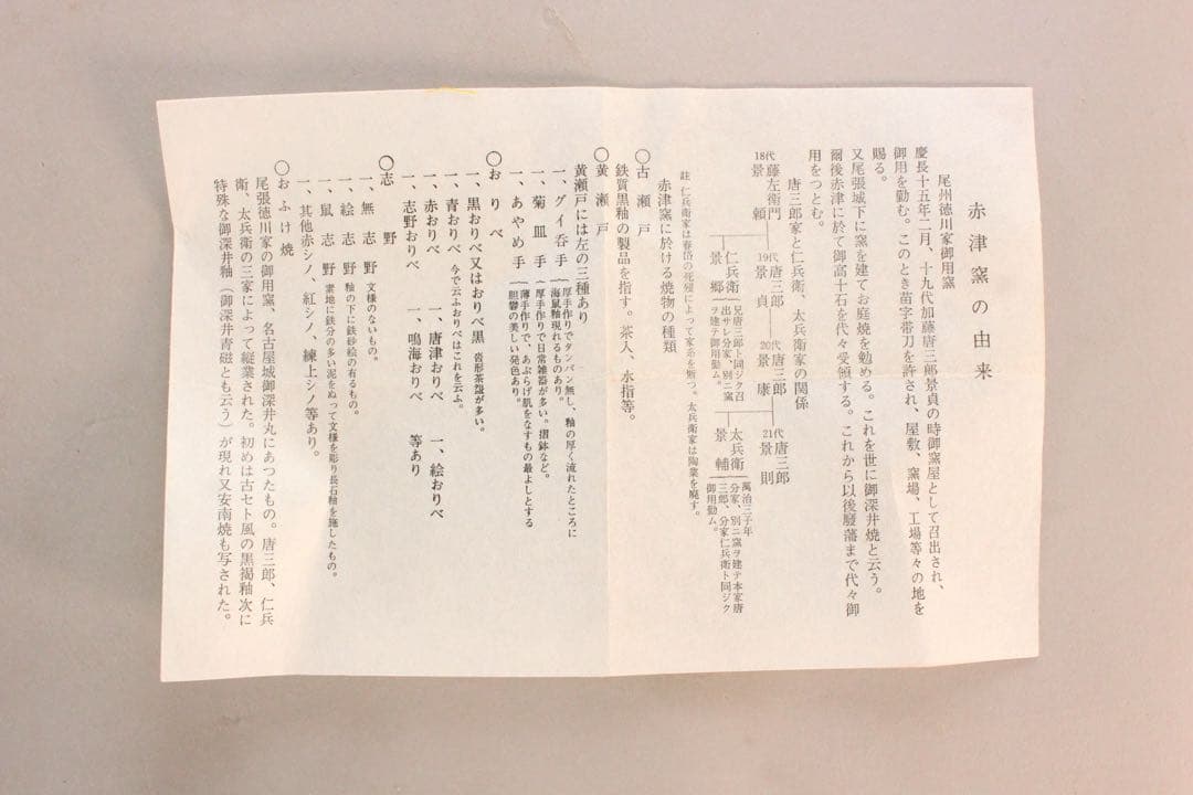 No5162 赤津窯　加藤唐三郎 造　灰釉花入　壷　栞付　共布/共箱　送料無料
