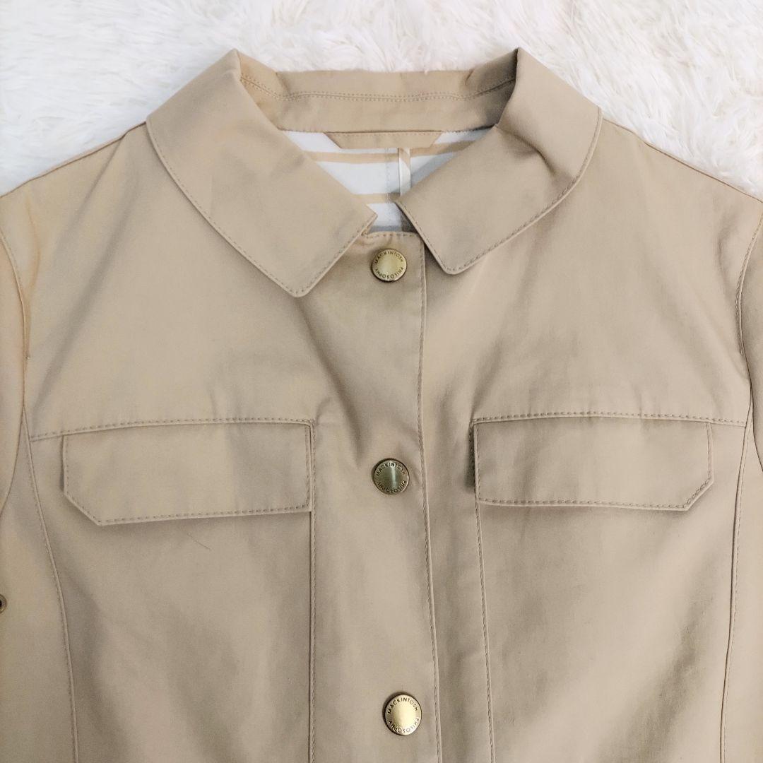 マッキントッシュ 【新品】ステンカラーコート 38 ベージュ 日本製 撥水