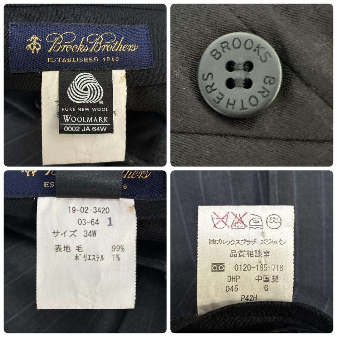 極美品✨ブルックスブラザーズ セットアップ 高級スーツ上下 ウール グレー