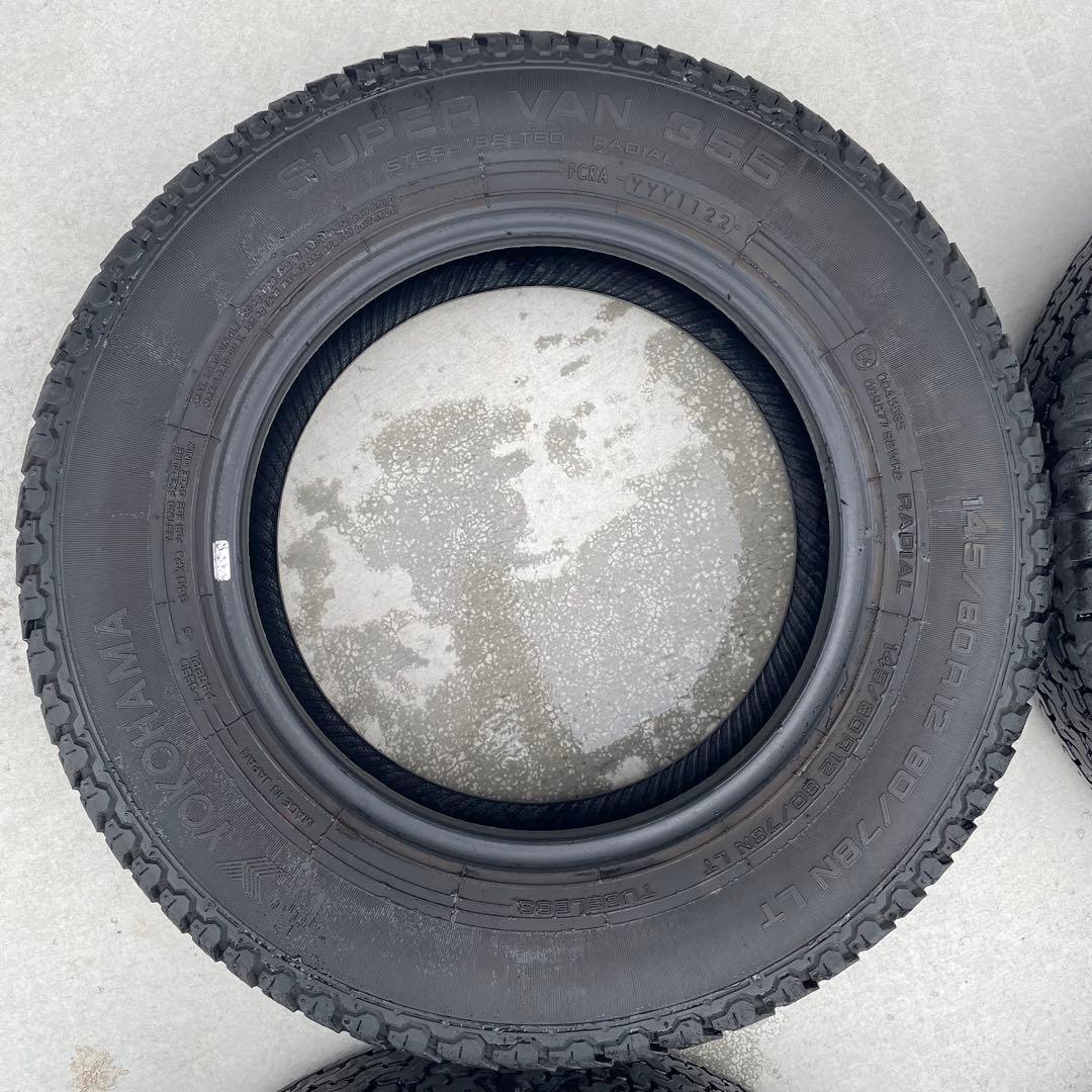 YOKOHAMA SUPER VAN 355 145/80r12 4本 (中古)