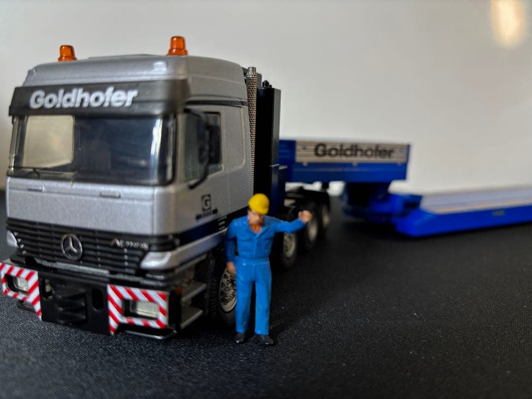 Schmidbauer KG & Goldhofer ミニカートレーラーセット