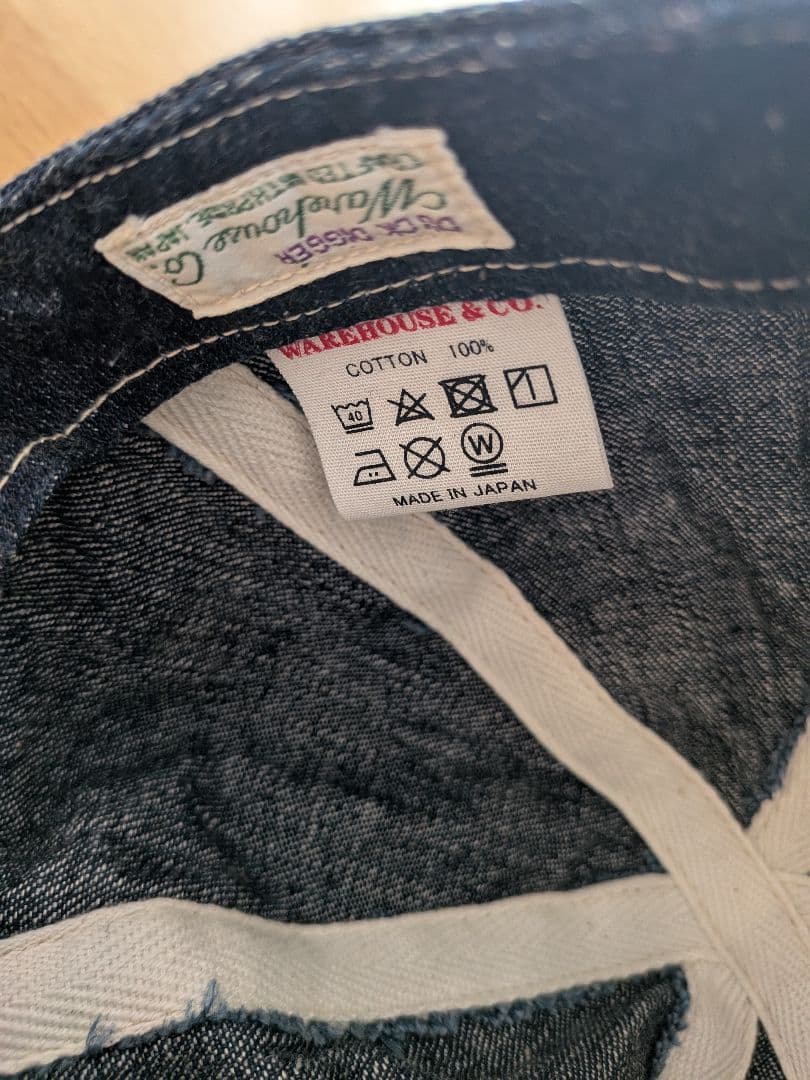 WAREHOUSE ウエアハウス 帽子 5242 DENIM CAP