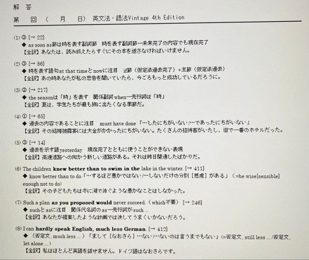 いいずな書店 Vintage 4訂版 確認テスト冊子&テストクリエイター2024
