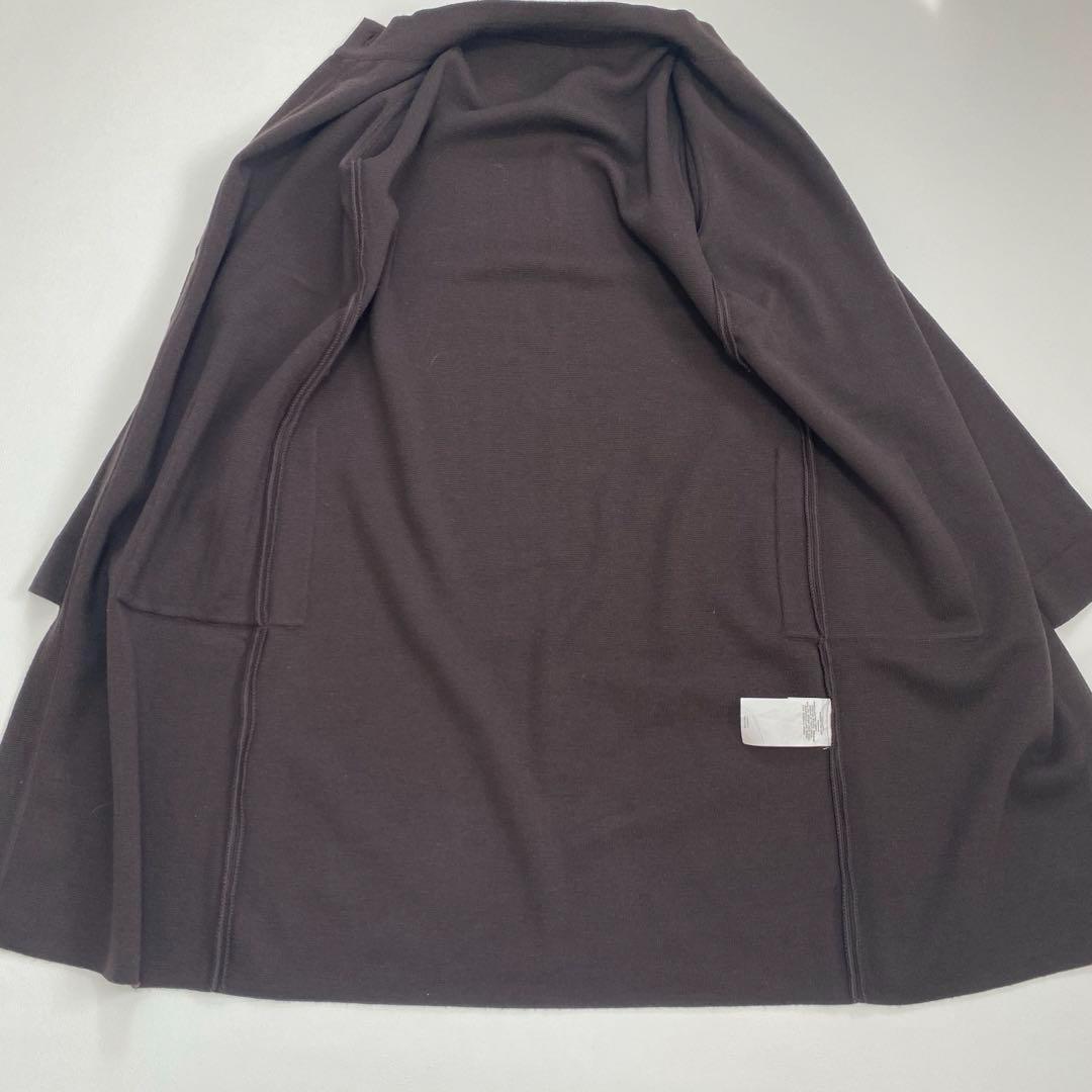 MaxMara マックマーラ ハイネック ロングカーディガン ブラウン M