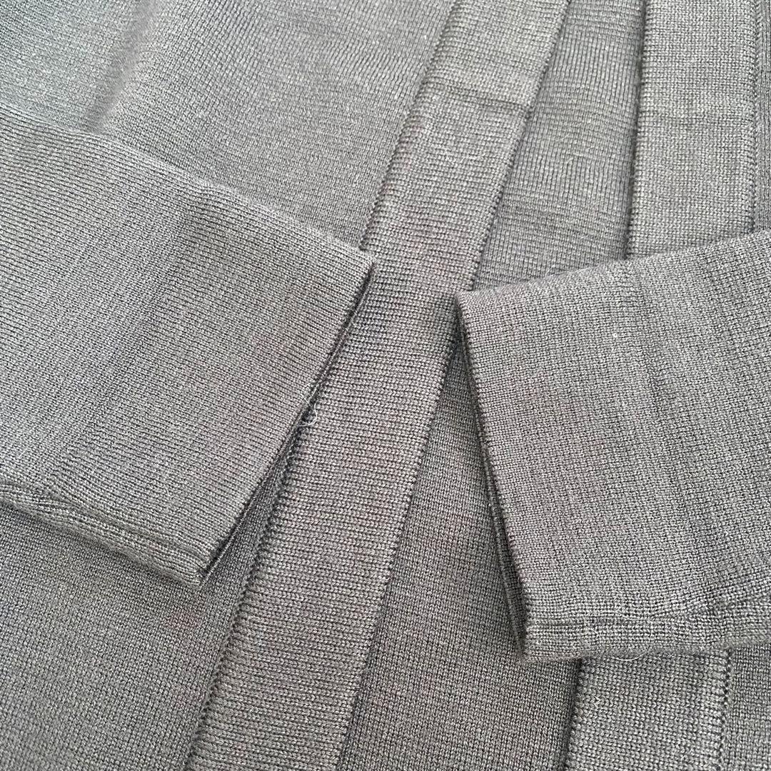 MaxMara マックマーラ ハイネック ロングカーディガン ブラウン M