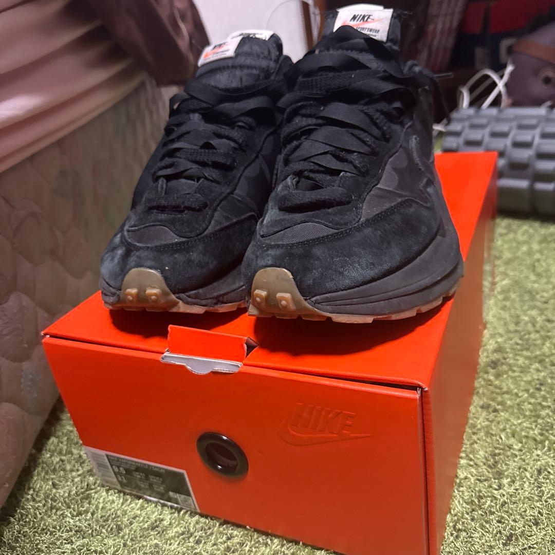 Nike sacai ブラックスニーカー