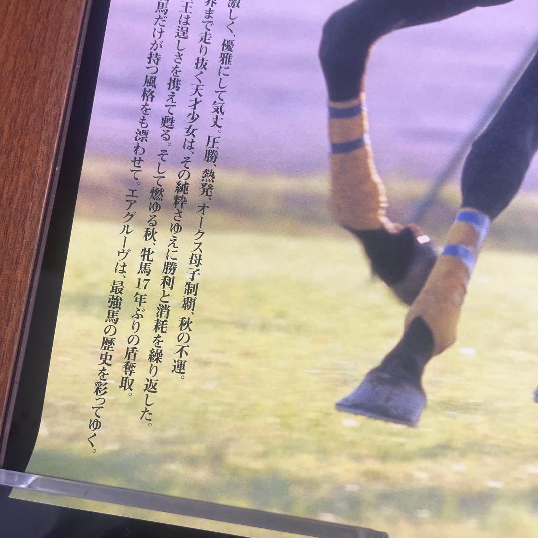 JRA ヒーロー列伝　エアグルーヴ　B3ポスター　競馬