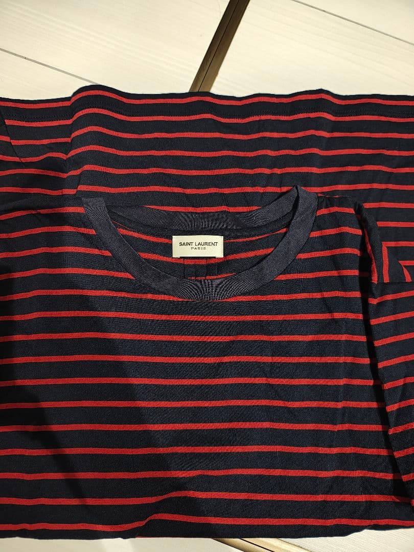 サンローランsaintlaurent　ボーダー Tシャツ　S