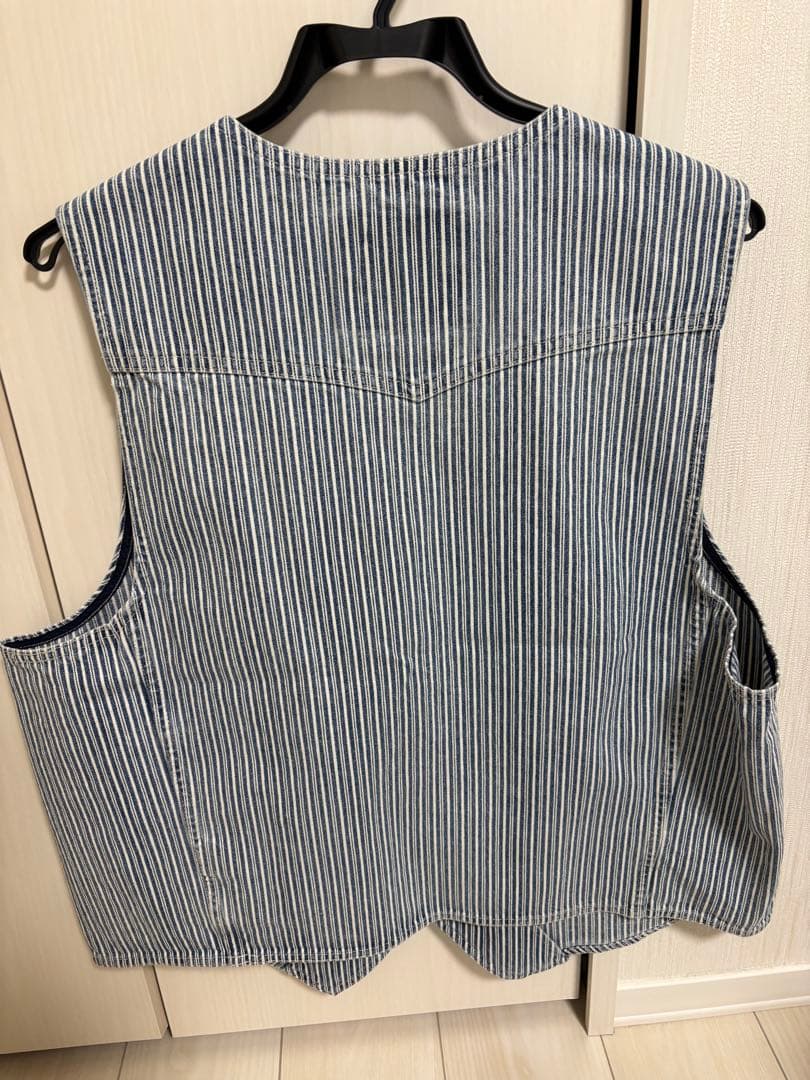 値下げ不可 Levi's デニムベスト ヒッコリー L 新品