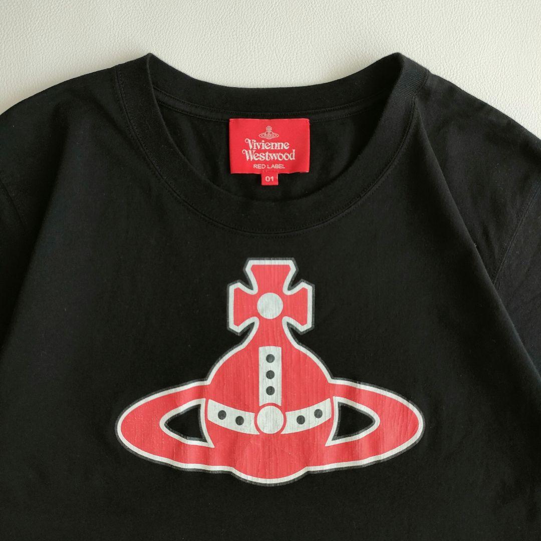 【極美品】ヴィヴィアンウェストウッド　半袖Tシャツ　ダメージ加工　オーブ