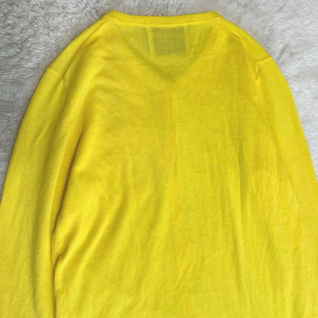 美品☆希少カラー/ドゥーズィエムクラス クルーネックカーディガン 黄色