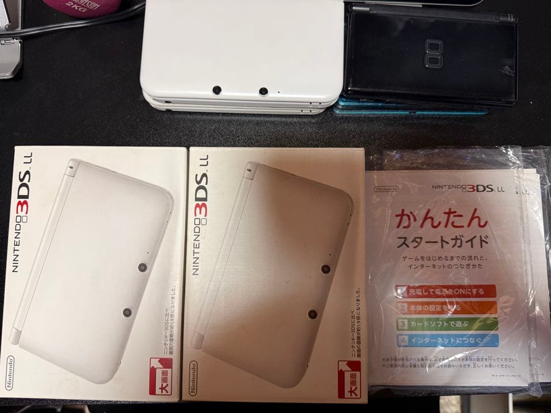 ニンテンドー3DSLL まとめ売り 本体4台 ソフト11本 箱付き ポケモン