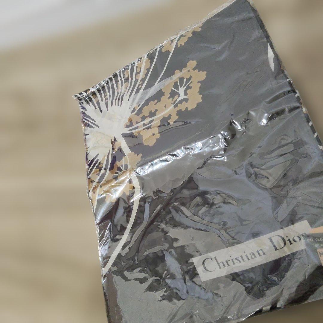 Christian Dior 花柄 大判スカーフ