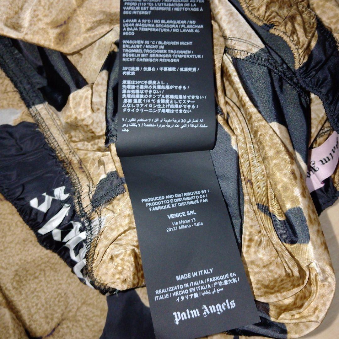 ★palm Angels★ナイロン★パンツ★テディベア★くま★熊★総柄★