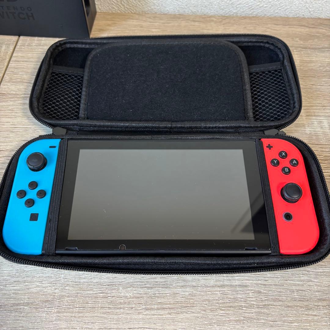 初代 Nintendo Switch 赤青/ 携帯ポーチ付き