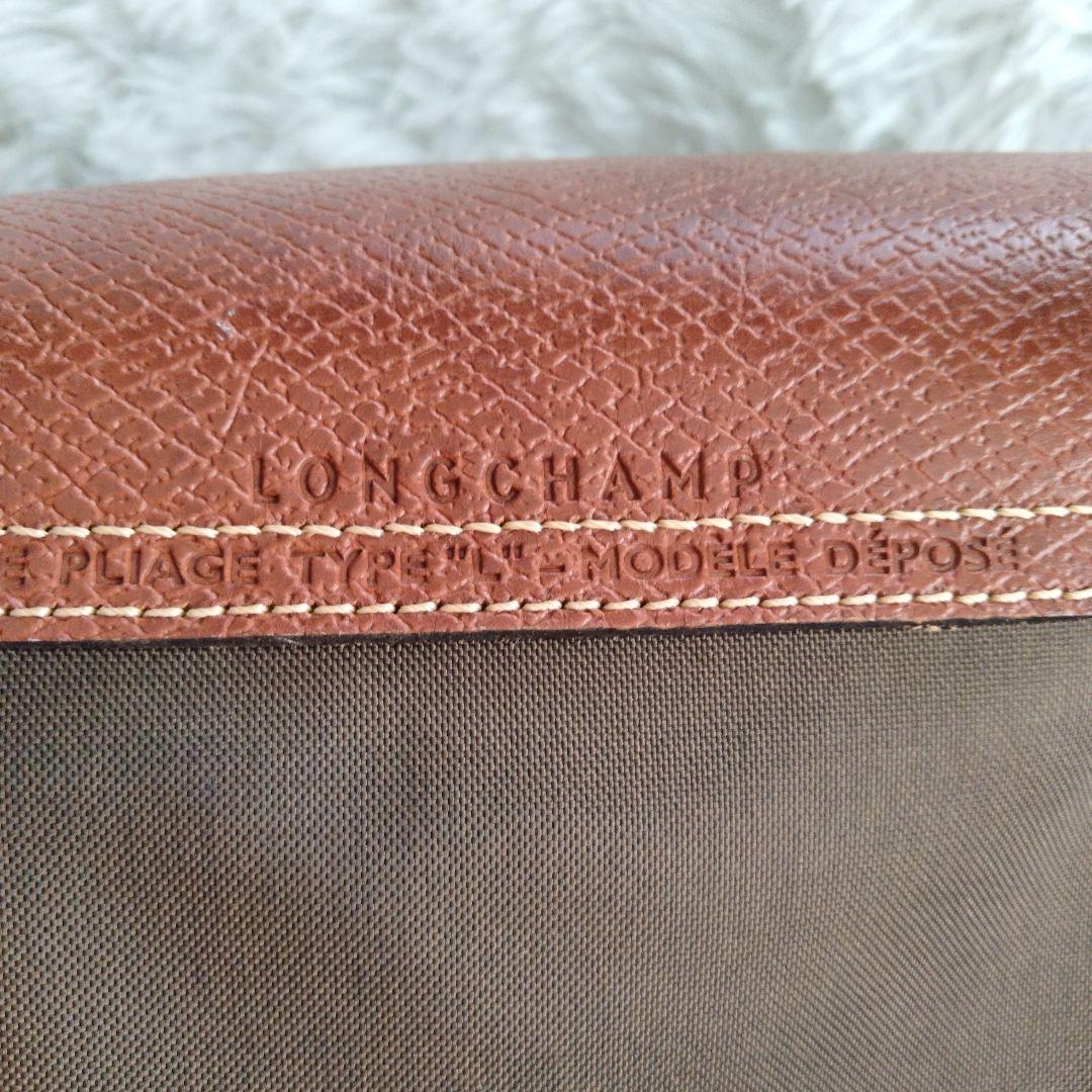 LONGCHAMP カーキ ナイロン ボストンバッグ XLサイズ