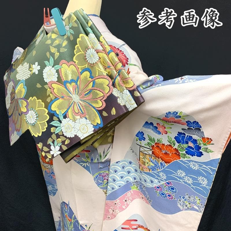 あっちゃん〇409z19,405y12,507u8,小物類〇紅型 振袖〇