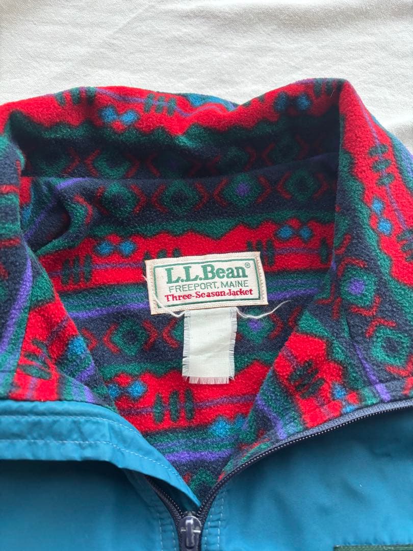 80s 90s L.L Bean ナイロン シェルドシンチラ ジャケット