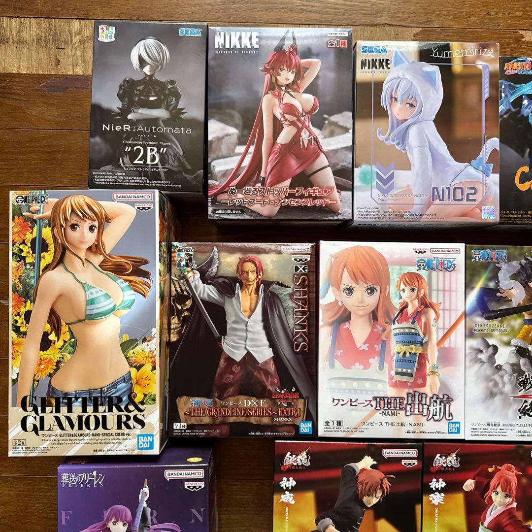 フィギュア まとめ売り 20点セット 新品未開封 ワンピース ナルト ウマ娘 他