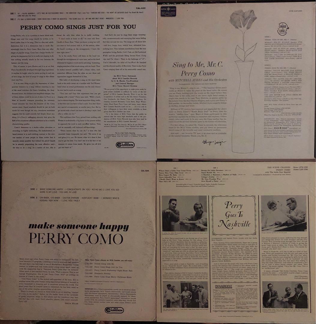 【美盤】Perry Como オリジナル盤 4枚セット
