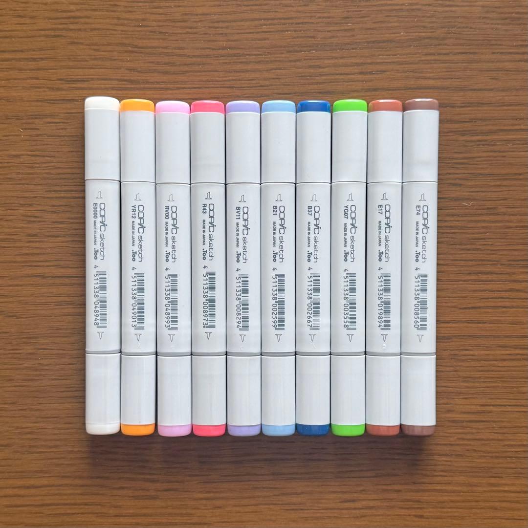 【美品】 コピック チャオ スケッチ 48本セット ユニボールシグノ ホワイト付