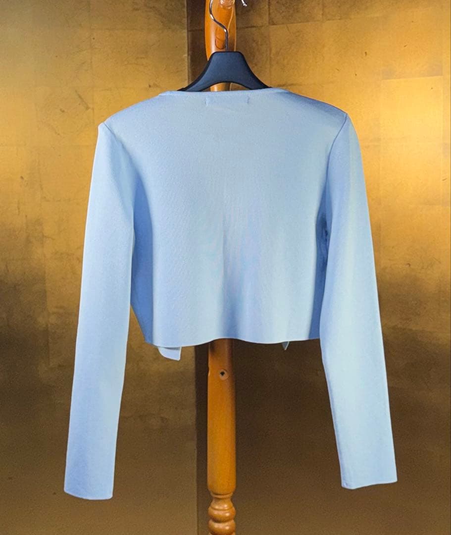 【Reneルネ】新品定価42,000円ピークスブルーニットジャケット36