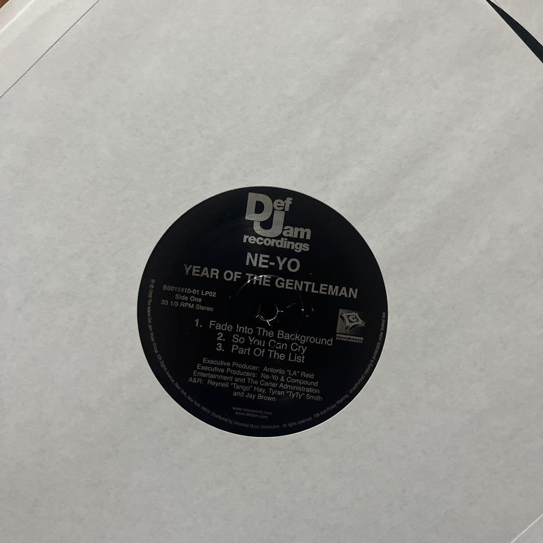 NE-YO Year of the Gentleman 2LPレコード
