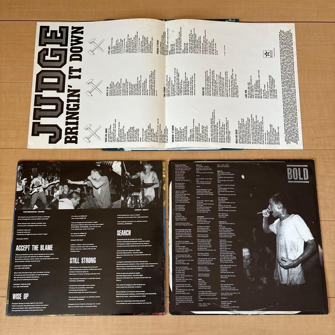 JUDGE & BOLD レコード 名盤3枚セット Revelation