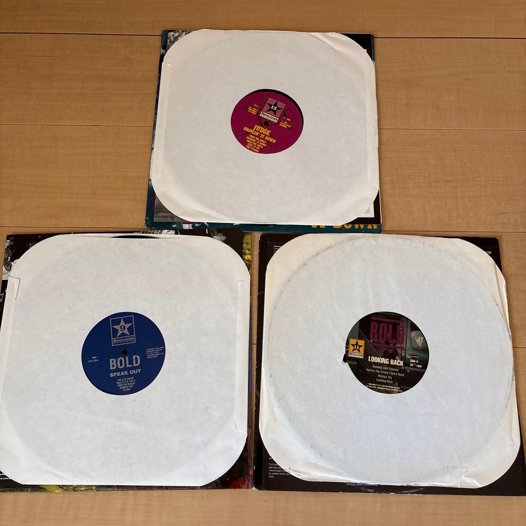 JUDGE & BOLD レコード 名盤3枚セット Revelation