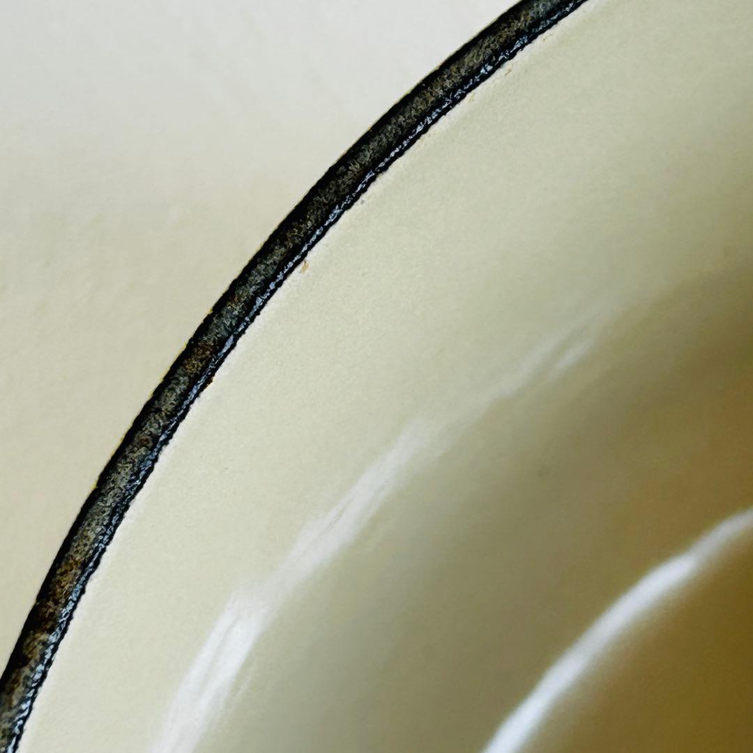 LE CREUSET ココットロンド 20cm イエロー 琺瑯鍋