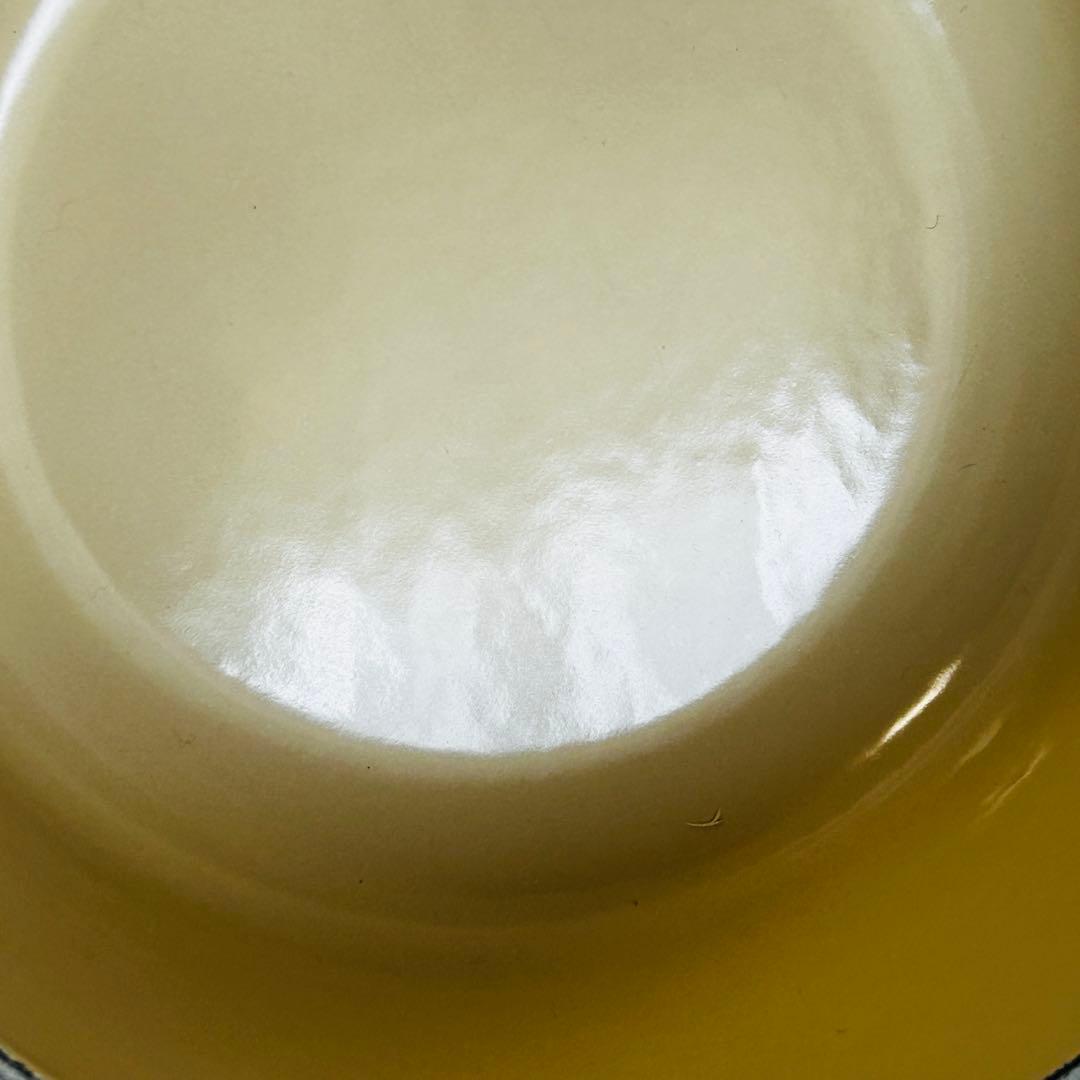 LE CREUSET ココットロンド 20cm イエロー 琺瑯鍋