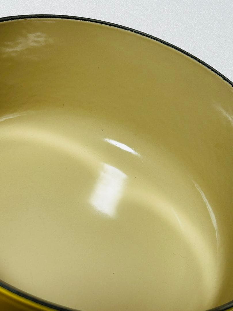 LE CREUSET ココットロンド 20cm イエロー 琺瑯鍋
