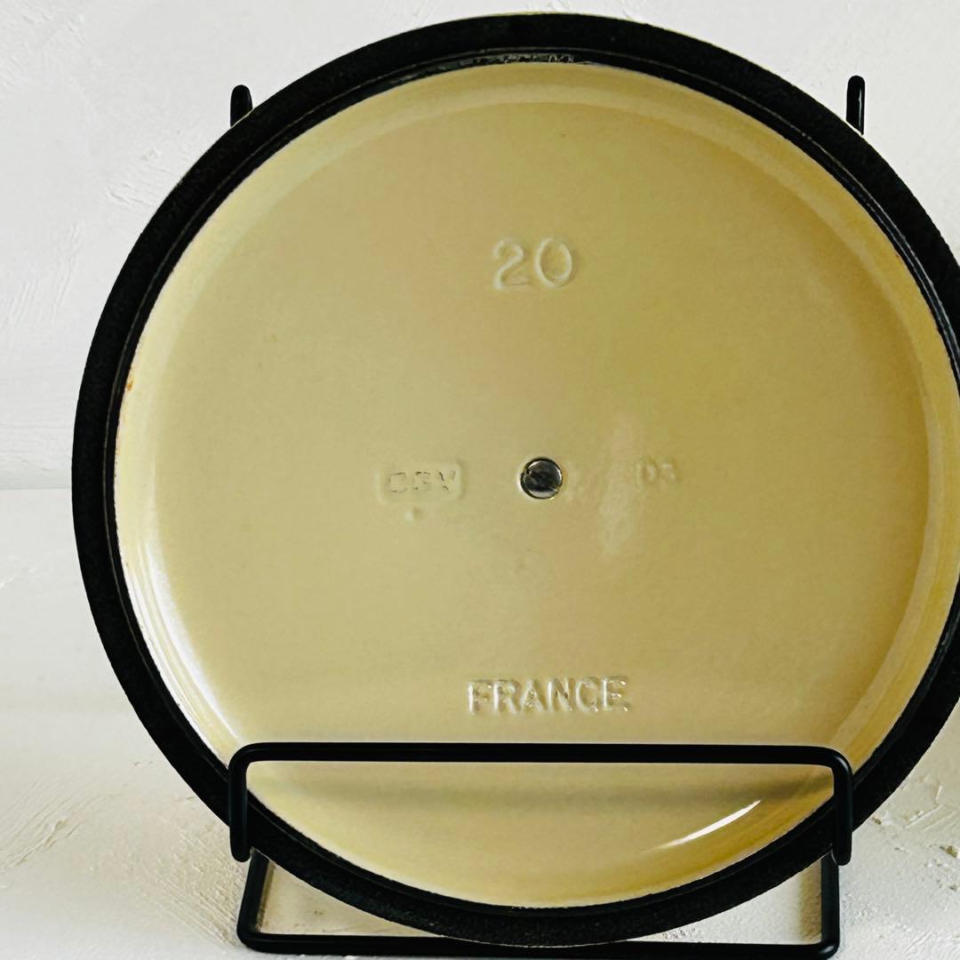 LE CREUSET ココットロンド 20cm イエロー 琺瑯鍋