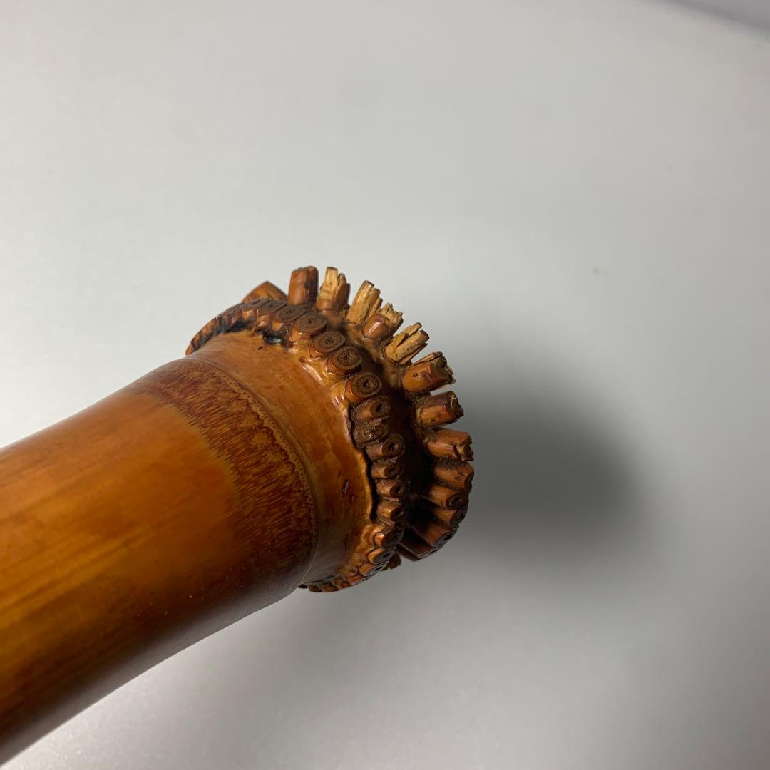 尺八本体 竹製 全長546mm 松月 和楽器 竹製　伝統的なデザイン 尺八