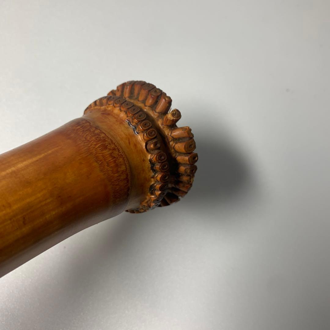 尺八本体 竹製 全長546mm 松月 和楽器 竹製　伝統的なデザイン 尺八