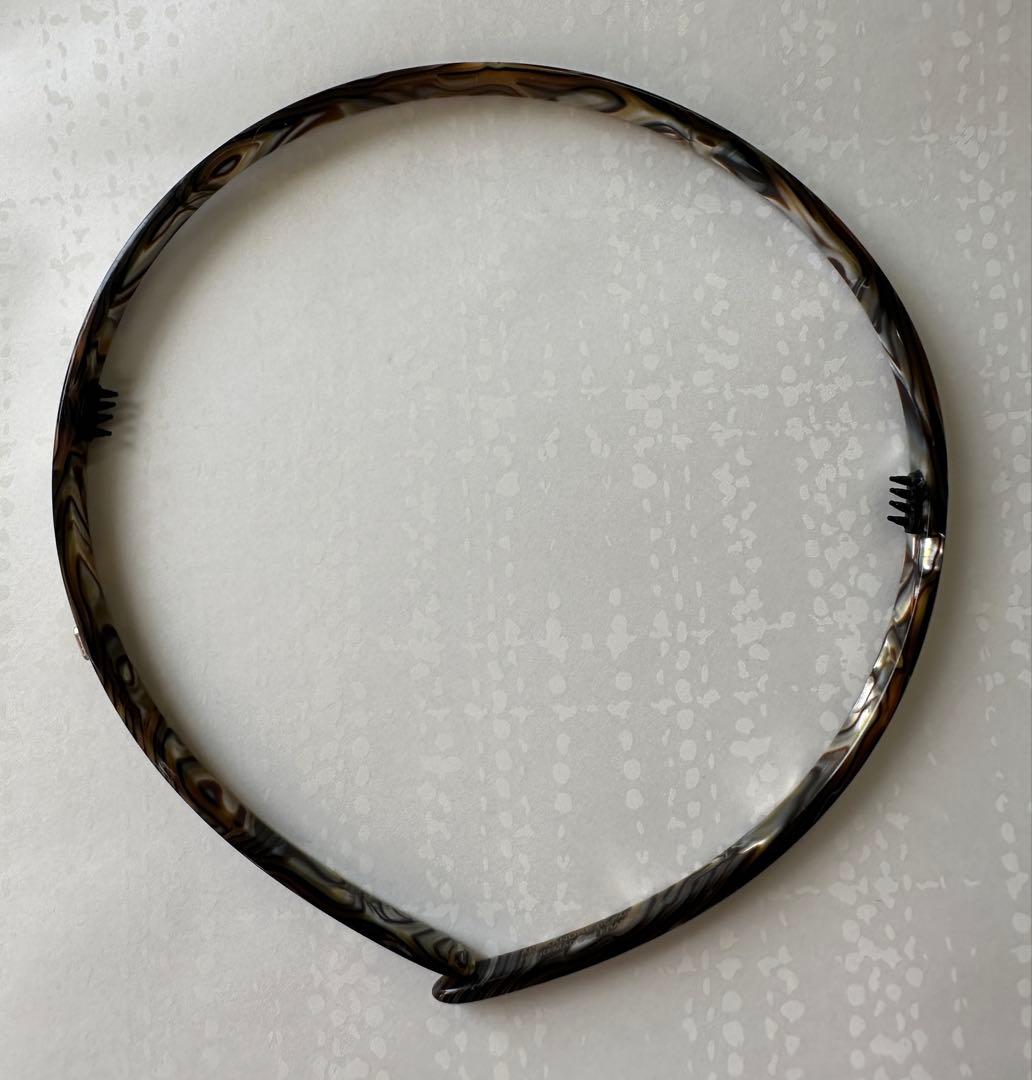 アレクサンドル　ドゥ　パリ　オニキス　マーブル　ヘアバンド　カチューシャ　定番