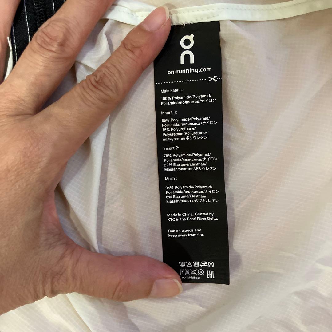 on レディース WEATHER JACKET XS グレー/ホワイト