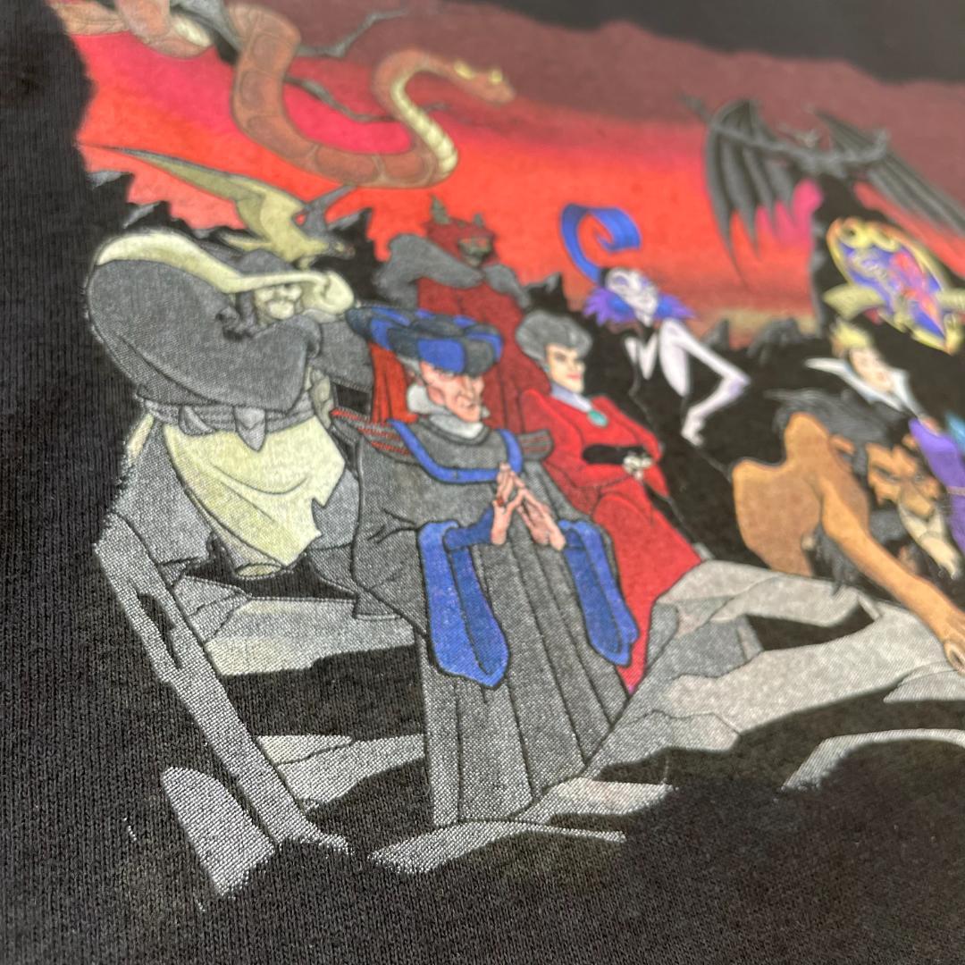 【ディズニー】ヴィランズ Villains デッドストック Tシャツ XL