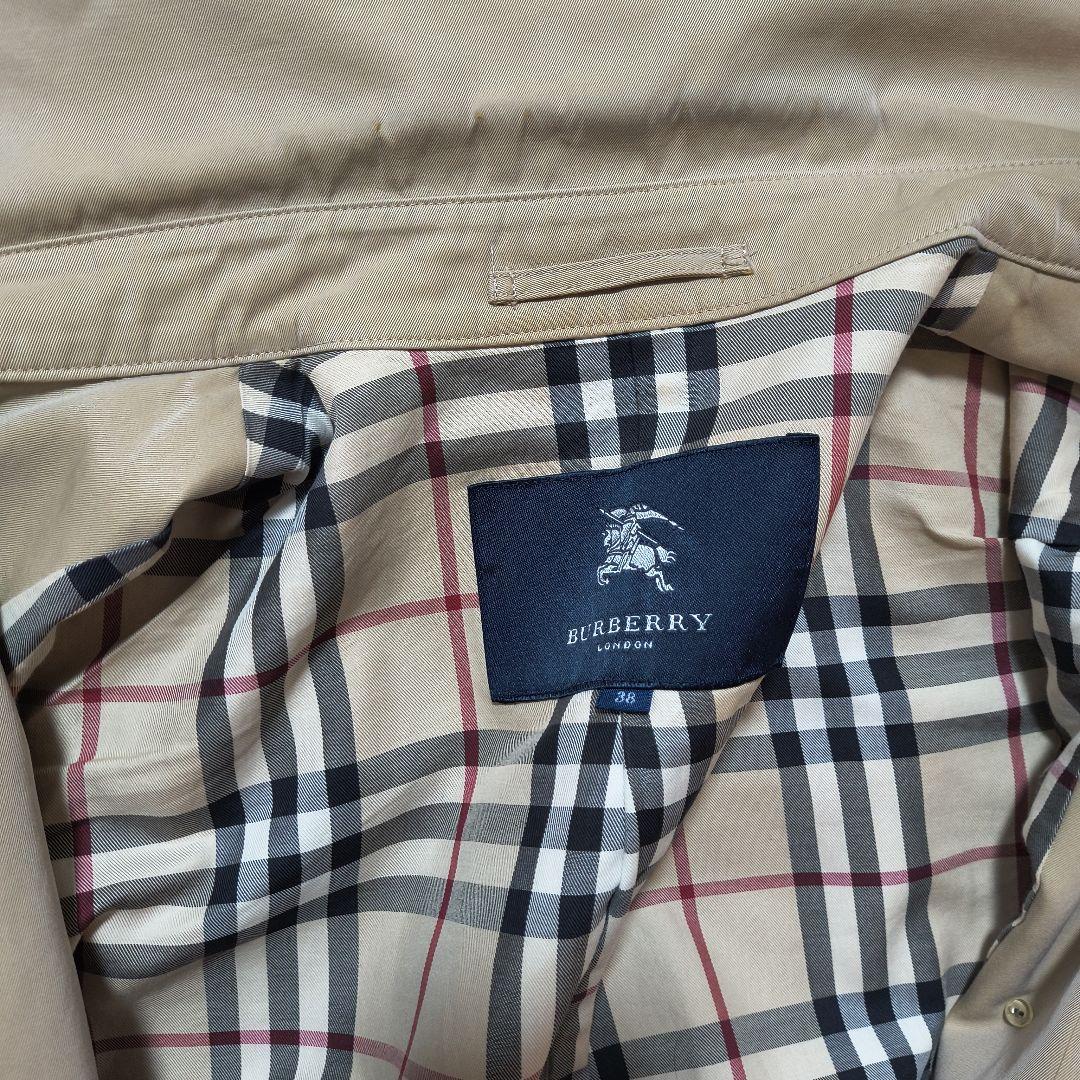 BURBERRY トレンチコート ノバチェック 38 ベージュ