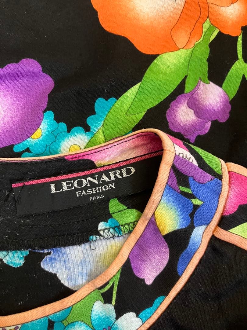 LEONARD SPORT　レオナール　トリム　カットソー　サイズLL