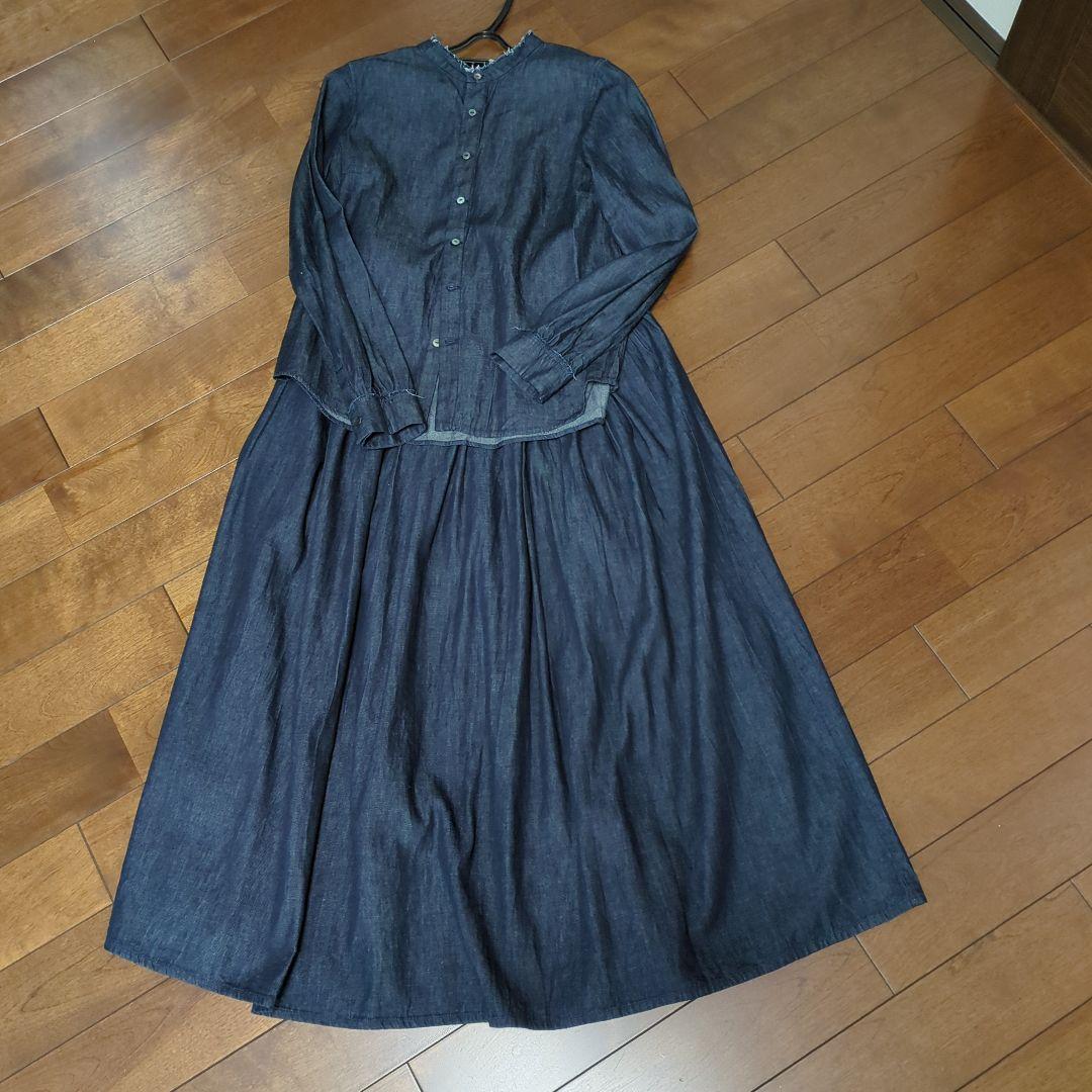 美品2023パラスパレスデニムタックスカート