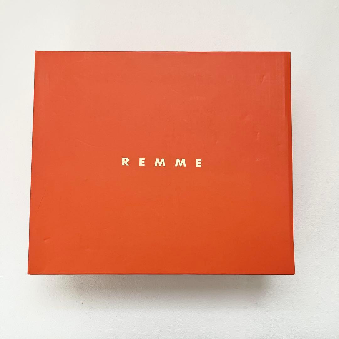 REMME　レメ　レザー　サイドゴアブーツ チェルシーブーツ　牛革　37 黒