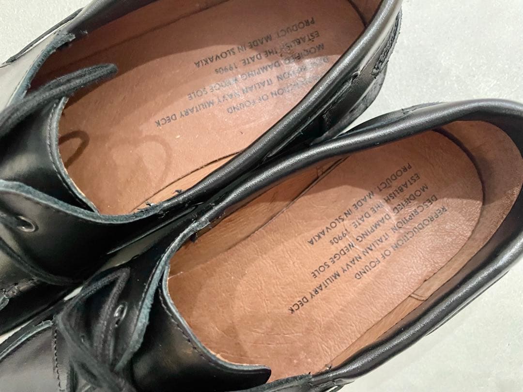 美品　Reproduction of found デッキシューズ 27.5