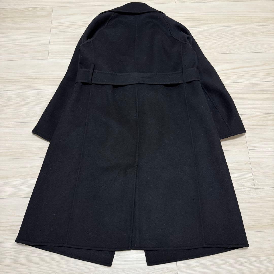 【美品✨】UNIQLO+J ユニクロプラスジェイ黒 Mコート ベルト付き